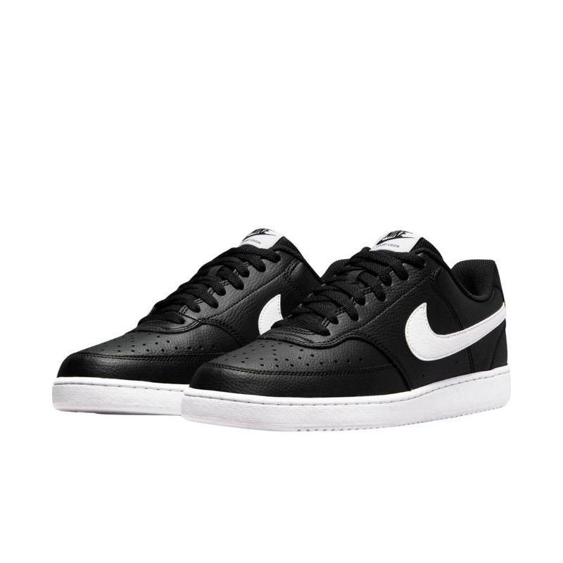 tênis casual masculino n°40 nike court vision low next nature preto (mp)