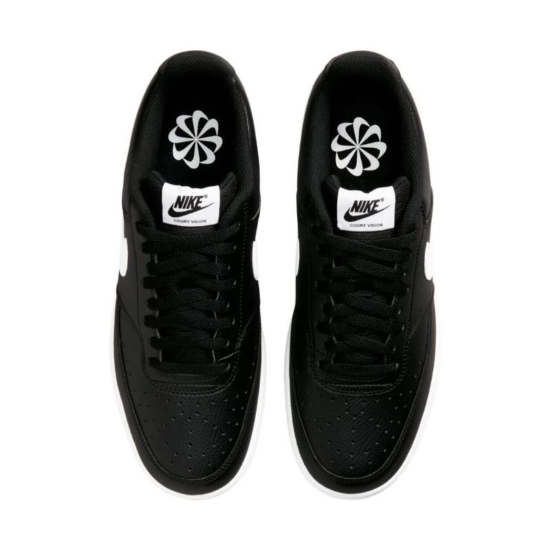 tênis casual masculino n°41 nike court vision low next nature preto (mp)