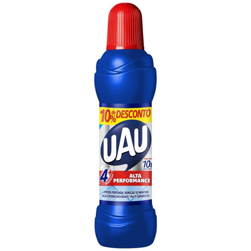 limpador uau limpeza pesada alta performace 500ml