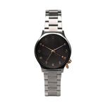 relógio feminino chilli beans the beatles redondo prata (mp)