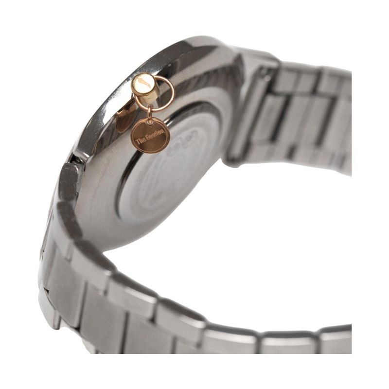 relógio feminino chilli beans the beatles redondo prata (mp)