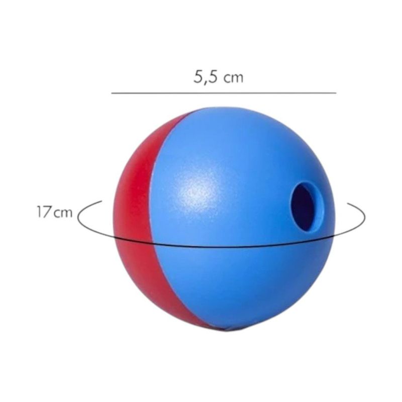 brinquedo bola ração para pet savana pequena (mp)