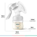 extrator manual de leite materno philips avent