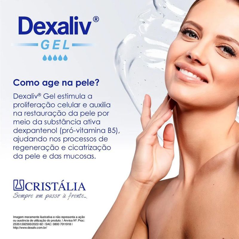 hidratante restaurador dexaliv gel dexpantenol 60g