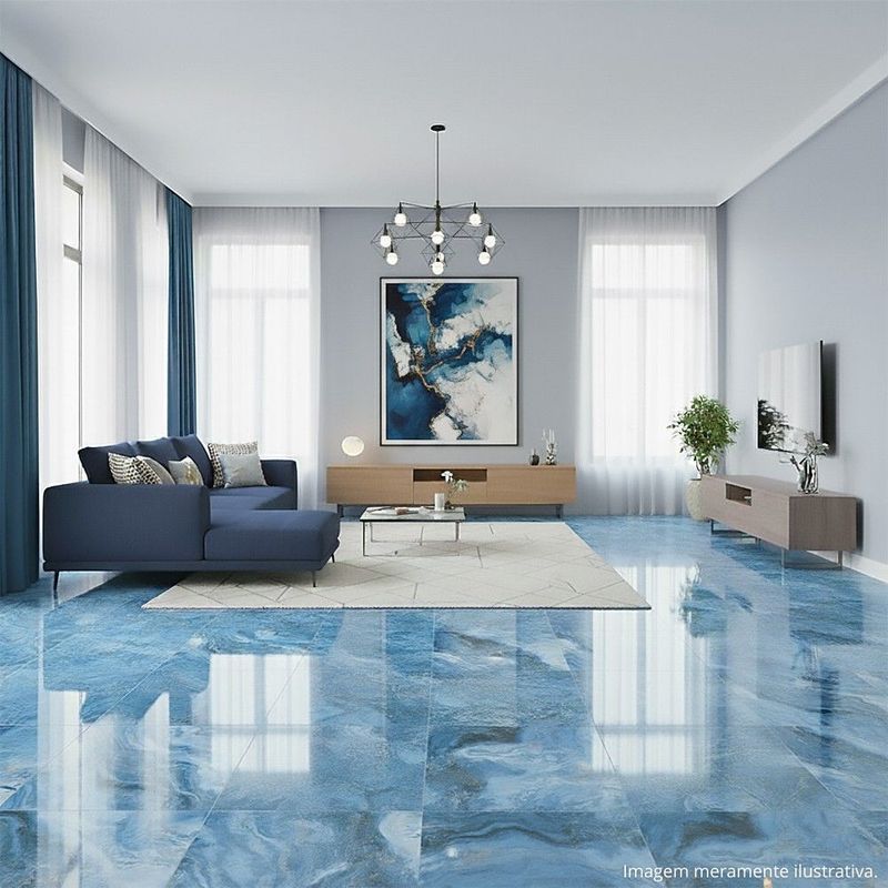 Piso Cerâmico Semigres Retificado 86x86cm Zeus Ppi-86280R Caixa 2