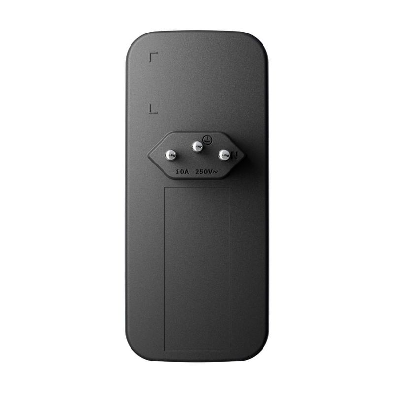 adaptador intelbras para 2 tomadas e 2 usb + chave eac 202 (mp)