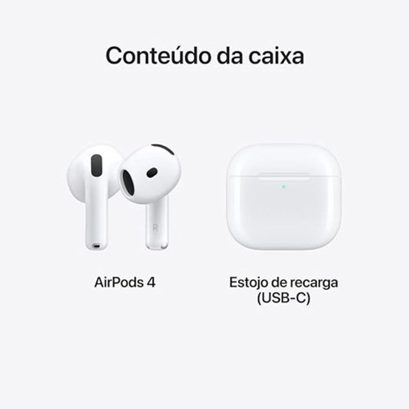 AirPods 4 Branco Apple | Bemol