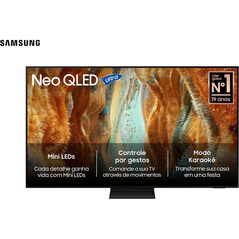 smart tv 4k 75" samsung neo qled ultra qn75qn70fagx
