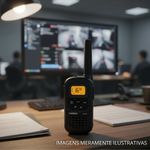 walkie talkie intelbras 26 canais 20 km rc4002 4528103 preto (mp)