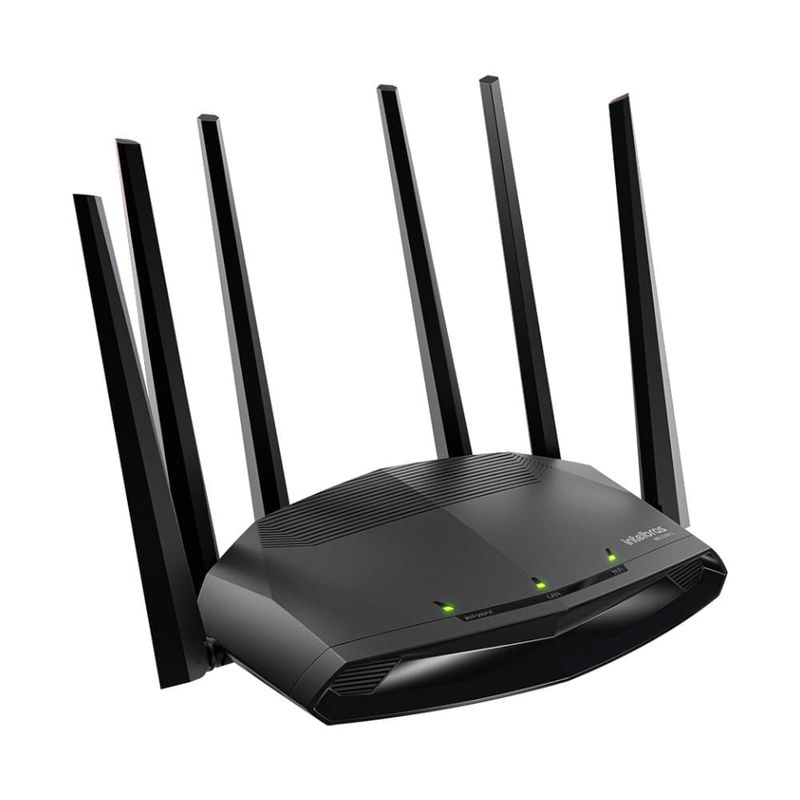 roteador wireless intelbras ac 2100mbps dual band w5-2100g 6 antenas (mp)