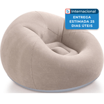 poltrona inflável realspring dobrável café a-mbi