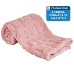 cobertor para bebês yurhap coração rosa a-mbi