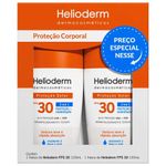 kit protetor solar corporal helioderm fps30 120ml 2 unidades