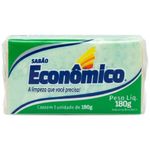 sabão em barra econômico marmorizado verde 180g