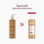 creme para pernas cansadas varicell pele áspera e extrasseca 300g