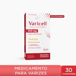 varicell phyto 500mg aesculus hippocastanum 30 cápsulas