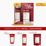 kit varicell creme para pernas cansadas pele normal 300g + refil 300g fqm