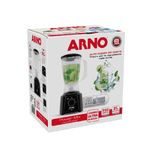 liquidificador arno power mix 2l 550w 127v preto