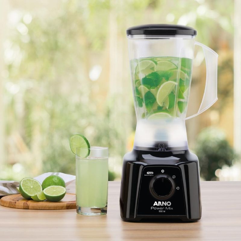 liquidificador arno power mix 2l 550w 127v preto