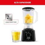 liquidificador arno power mix 2l 550w 127v preto