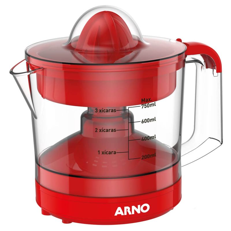 espremedor de frutas suco express 0,75l vermelho arno cp32