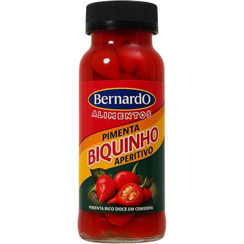 pimenta biquinho em conserva bernardo 130g