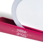 espelho pocket pink led niina secrets