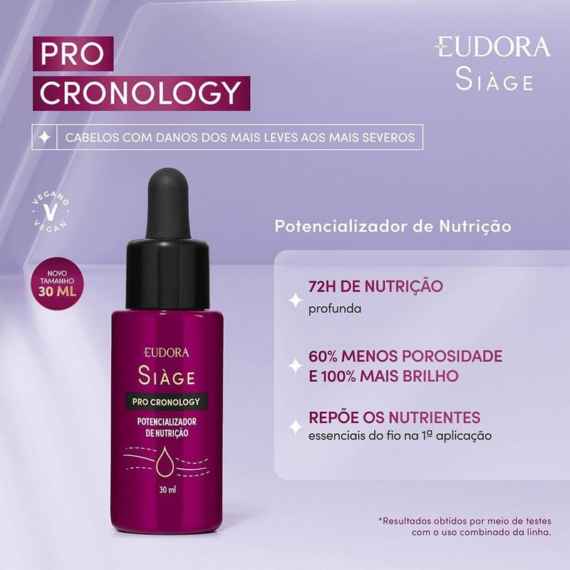 potencializador de nutrição siàge pro cronology 30ml