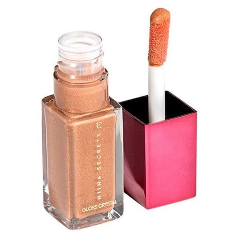 gloss labial niina secrets by eudora gloss crystal cream turmalina 7ml