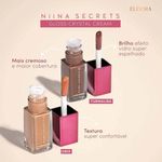 gloss labial niina secrets by eudora gloss crystal cream turmalina 7ml