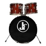 bateria j&f jateada vermelho (mp)