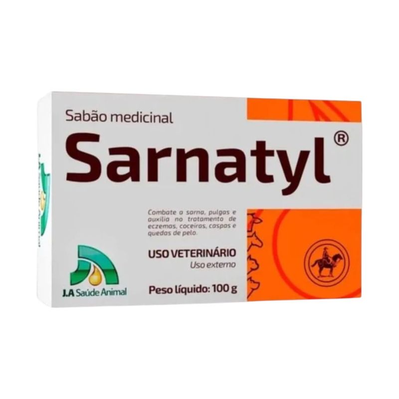 sabonete sarnatyl sarnicida e antipulgas j.a 100g (mp)