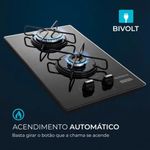 cooktop 2 bocas mondial gás bivolt ctg-04 (mp)