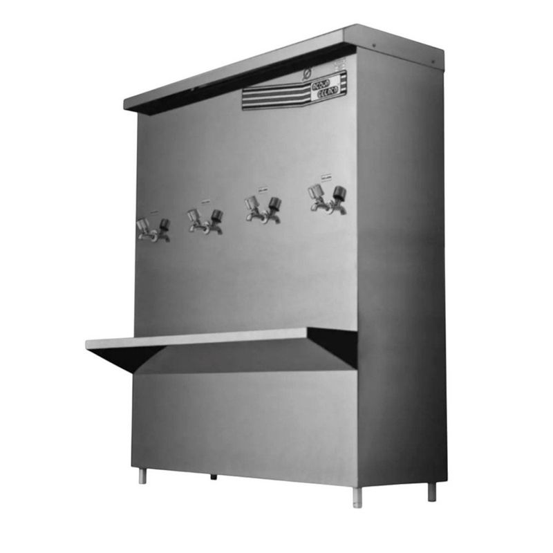 bebedouro industrial acqua gelata 4 torneiras 127v inox pre200 (mp)