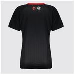 camisa feminina flamengo gg braziline disparar preto (mp)