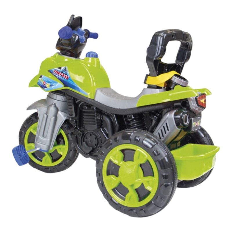 triciclo infantil maral moto trail verde (mp)