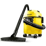 aspirador de pó e água karcher wdl 1 10l 127v amarelo (mp)