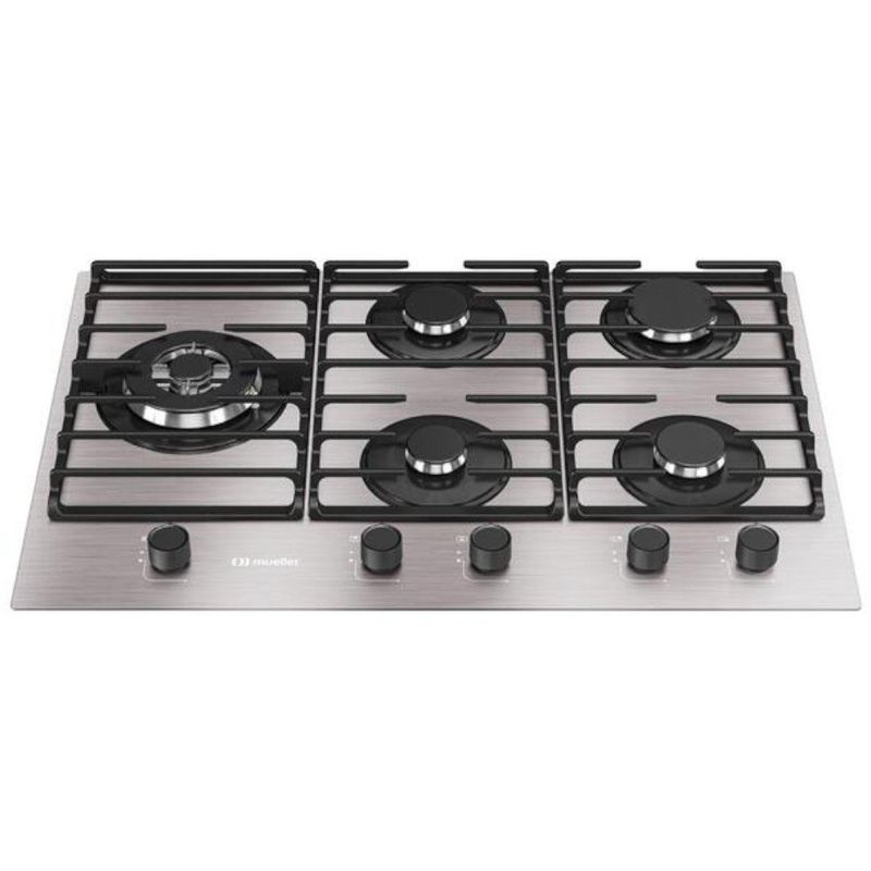 cooktop 5 bocas mueller a gas mcg5bl alumínio (mp)