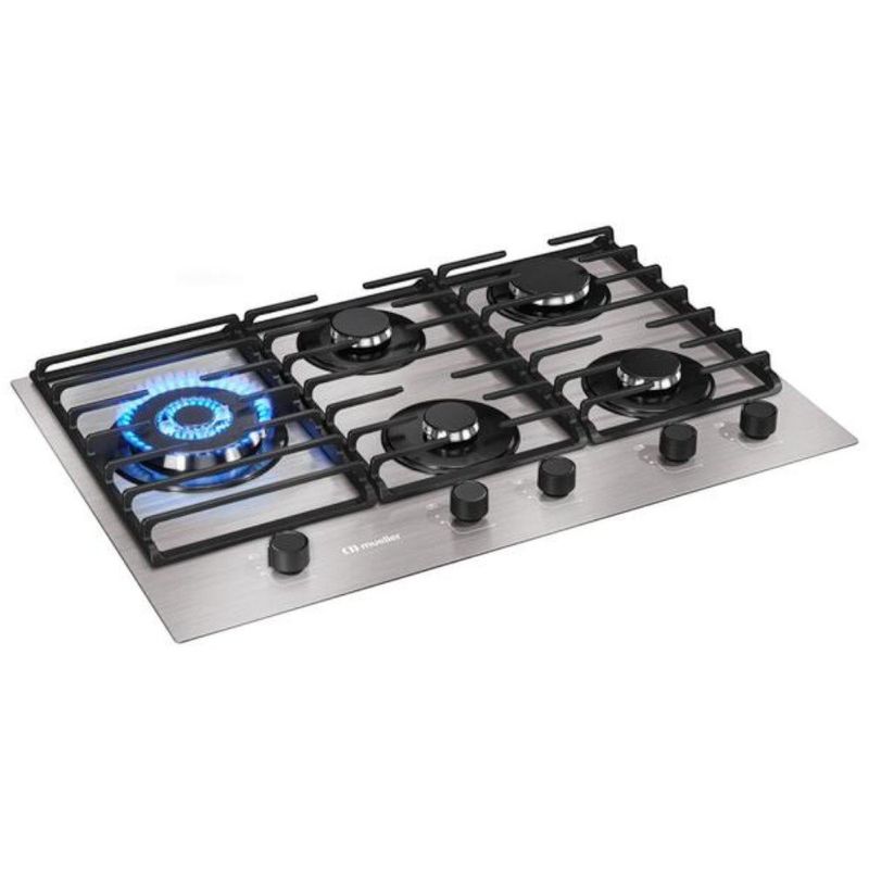 cooktop 5 bocas mueller a gas mcg5bl alumínio (mp)