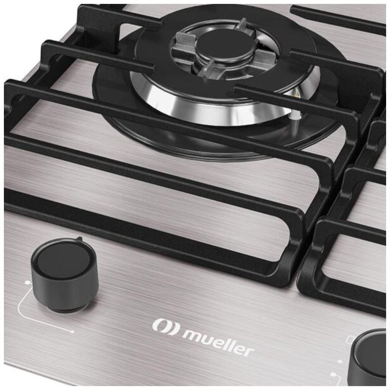 cooktop 5 bocas mueller a gas mcg5bl alumínio (mp)