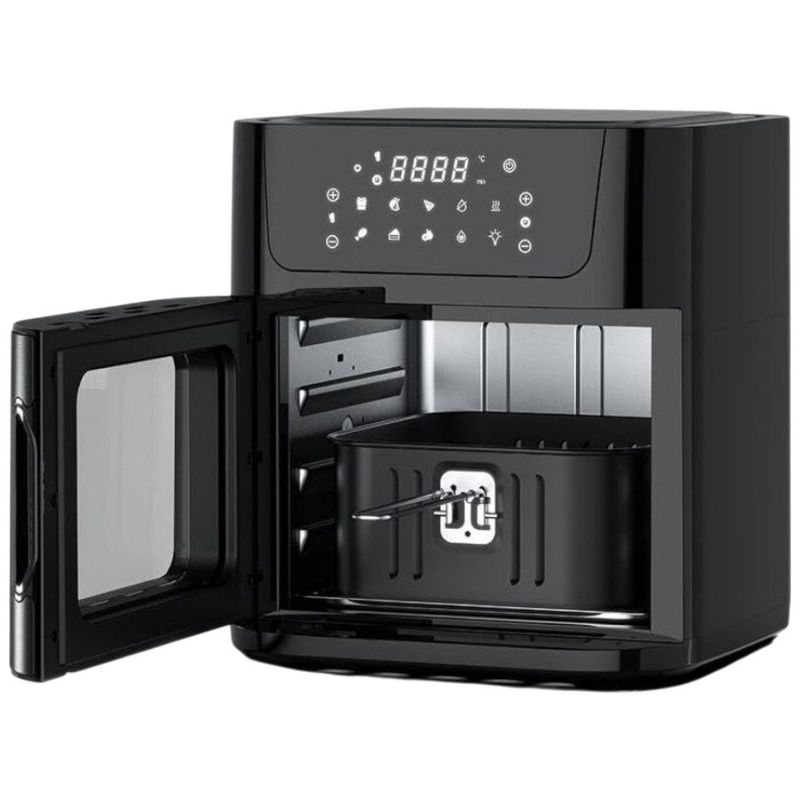 fritadeira elétrica air fryer eos oven 15 litros 127v inox (mp)