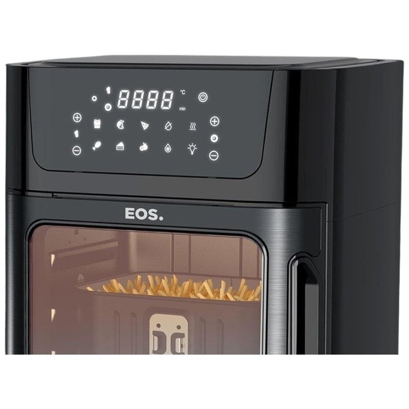 fritadeira elétrica air fryer eos oven 15 litros 127v inox (mp)