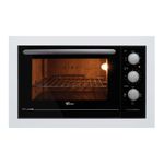 forno elétrico fischer embutir fit line 48l 127v branco (mp)