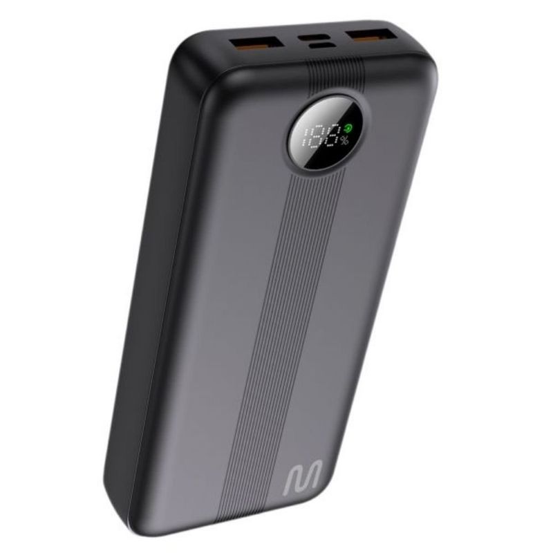 Power Bank 20000mAh Preto com LCD Multi CB176