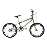 bicicleta free action cross aro 20 1v verde militar (mp)