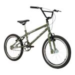 bicicleta free action cross aro 20 1v verde militar (mp)