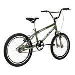 bicicleta free action cross aro 20 1v verde militar (mp)