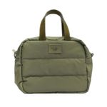 bolsa térmica brizza arezzo tiracolo nylon gigi média verde (mp)