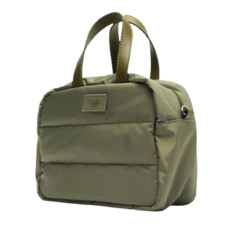 bolsa térmica brizza arezzo tiracolo nylon gigi média verde (mp)
