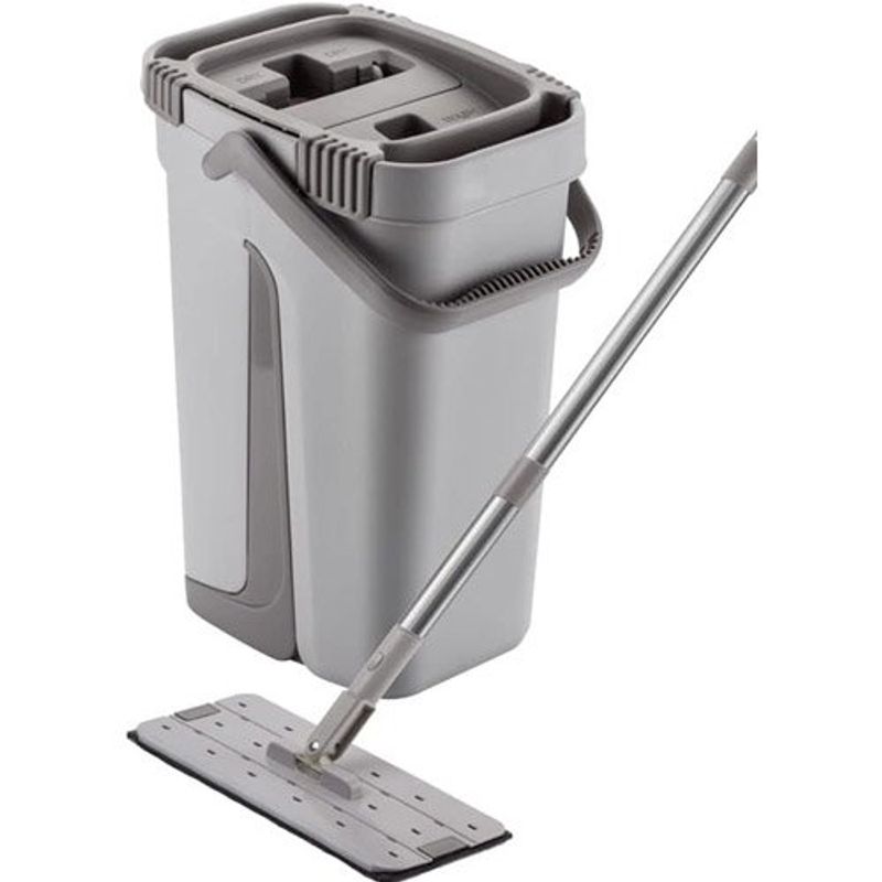 mop flat menalux com refil cinza a23217301